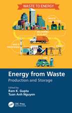 Energy from Waste: Production and Storage