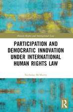 Participation and Democratic Innovation under International Human Rights Law