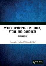 Water Transport in Brick, Stone and Concrete