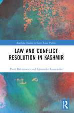 Law and Conﬂict Resolution in Kashmir