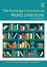 The Routledge Companion to World Literature