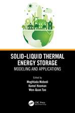 Solid-Liquid Thermal Energy Storage: Modeling and Applications