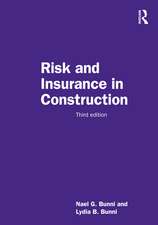 Risk and Insurance in Construction