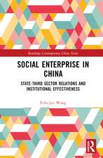 Social Enterprise in China: State-Third Sector Relations and Institutional Effectiveness