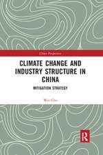 Climate Change and Industry Structure in China