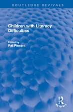 Children with Literacy Difficulties