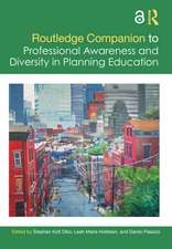 Routledge Companion to Professional Awareness and Diversity in Planning Education