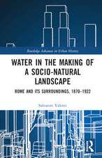 Water in the Making of a Socio-Natural Landscape: Rome and Its Surroundings, 1870–1922