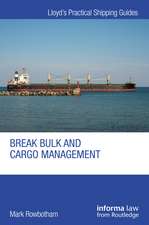 Break Bulk and Cargo Management