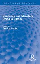 Economic and Monetary Union in Europe