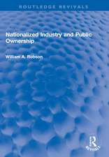 Nationalized Industry and Public Ownership