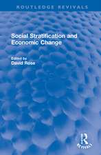 Social Stratification and Economic Change