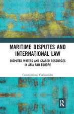 Maritime Disputes and International Law