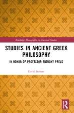 Studies in Ancient Greek Philosophy