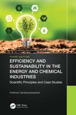 Efficiency and Sustainability in the Energy and Chemical Industries