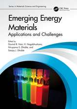 Emerging Energy Materials: Applications and Challenges