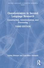 Questionnaires in Second Language Research: Construction, Administration, and Processing