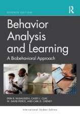 Behavior Analysis and Learning