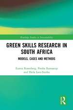 Green Skills Research in South Africa: Models, Cases and Methods