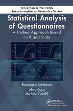 Statistical Analysis of Questionnaires