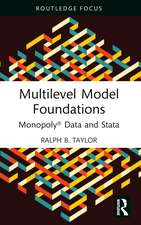 Multilevel Model Foundations: Monopoly® Data and Stata
