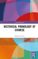 Historical Phonology of Chinese