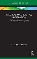 Medical Malpractice Legislation: Reforms in Civil Law Systems