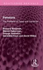 Pensions: The Problems of Today and Tomorrow