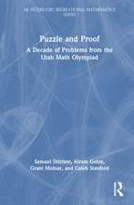 Puzzle and Proof: A Decade of Problems from the Utah Math Olympiad