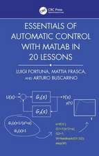 Essentials of Automatic Control with MATLAB in 20 Lessons