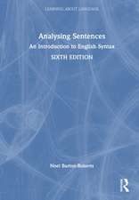 Analysing Sentences: An Introduction to English Syntax