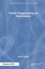 Python Programming for Mathematics