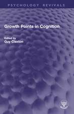 Growth Points in Cognition