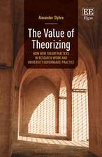 The Value of Theorizing – How New Theory Matters in Research Work and University Governance Practice