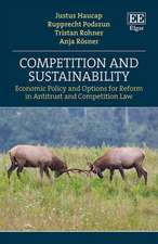 Competition and Sustainability – Economic Policy and Options for Reform in Antitrust and Competition Law