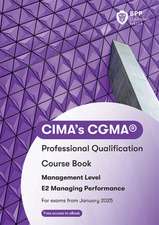 CIMA E2 Managing Performance