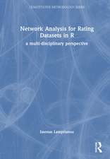 Network Analysis for Rating Datasets in R: A Multi-Disciplinary Perspective