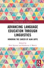 Advancing Language Education through Linguistics: Honoring the Career of Alan Juffs