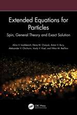 Extended Equations for Particles: Spin, General Theory and Exact Solution