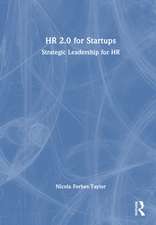 HR 2.0 for Startups: Strategic Leadership for HR
