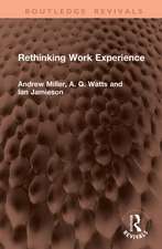 Rethinking Work Experience