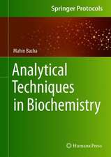 Analytical Techniques in Biochemistry