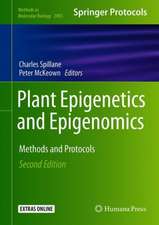 Plant Epigenetics and Epigenomics: Methods and Protocols