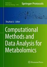 Computational Methods and Data Analysis for Metabolomics