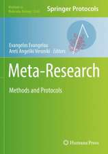 Meta-Research: Methods and Protocols