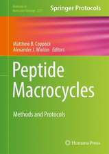 Peptide Macrocycles: Methods and Protocols