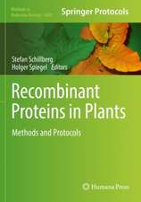 Recombinant Proteins in Plants: Methods and Protocols