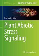 Plant Abiotic Stress Signaling