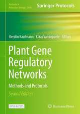 Plant Gene Regulatory Networks: Methods and Protocols