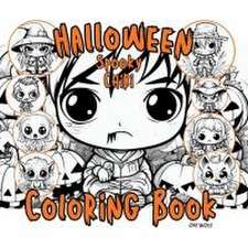 Halloween Spooky Chibi Coloring Book